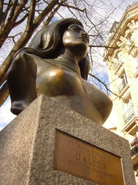 la statue de Dalida